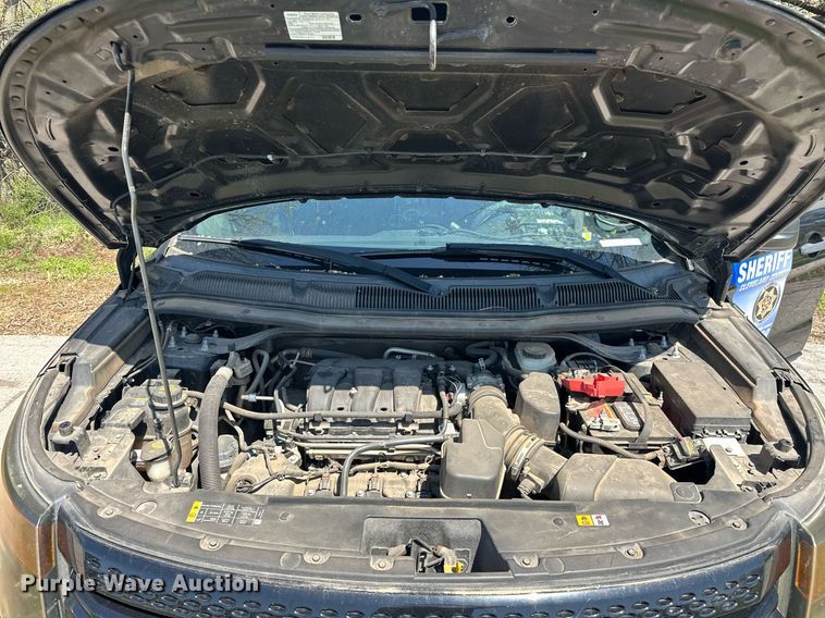 image for item EJ8590 2015 Ford Explorer Police interceptor SUV