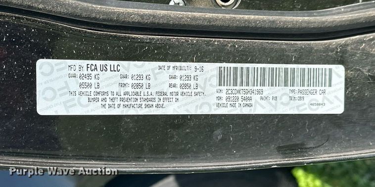 image for item EJ8591 2016 Dodge Charger Police 