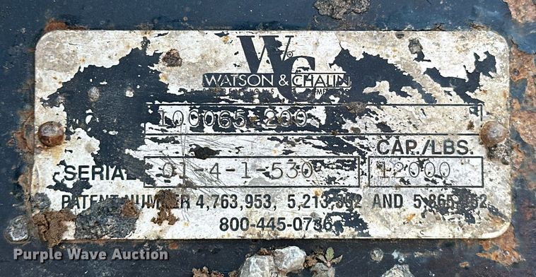 image for item EJ8619 Watson & Chalin 100065-200 pusher axle