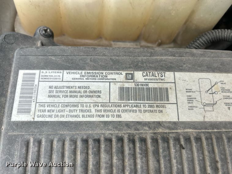 image for item EK2810 2003 Chevrolet Tahoe SUV