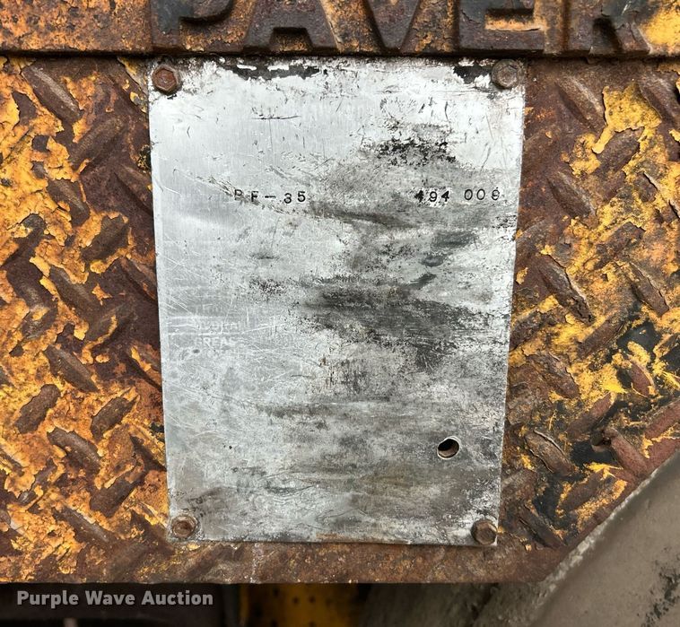 image for item EK2812 Blew-Knox PF-35 paver