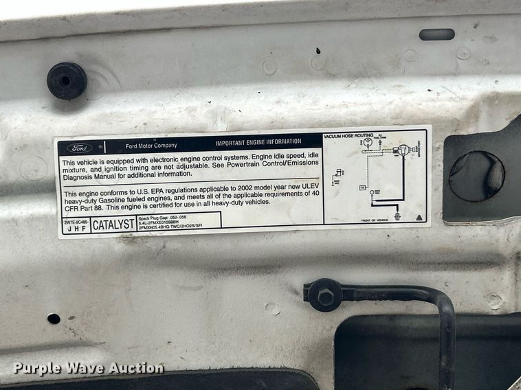 image for item EK2817 2002 Ford F250 Super Duty SuperCab pickup truck