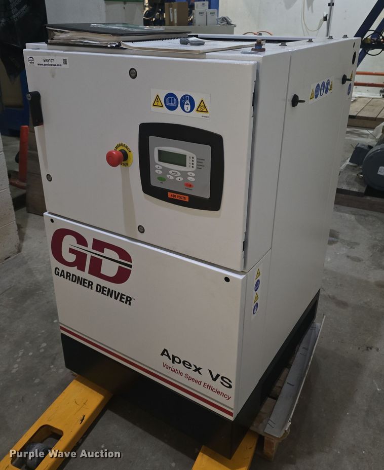 image for item EK5107 2013 Gardner Denver Apex VS air compressor
