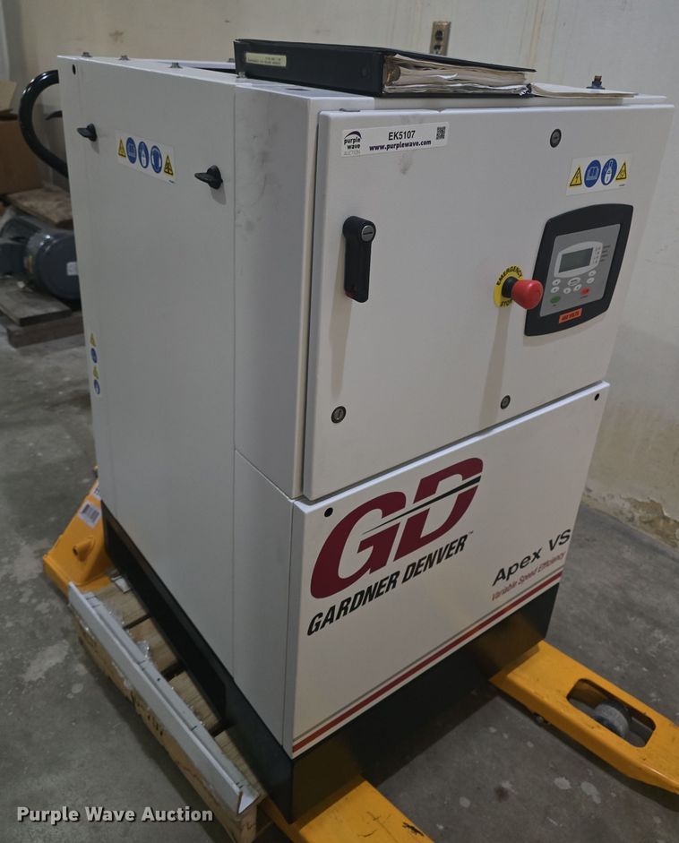 image for item EK5107 2013 Gardner Denver Apex VS air compressor