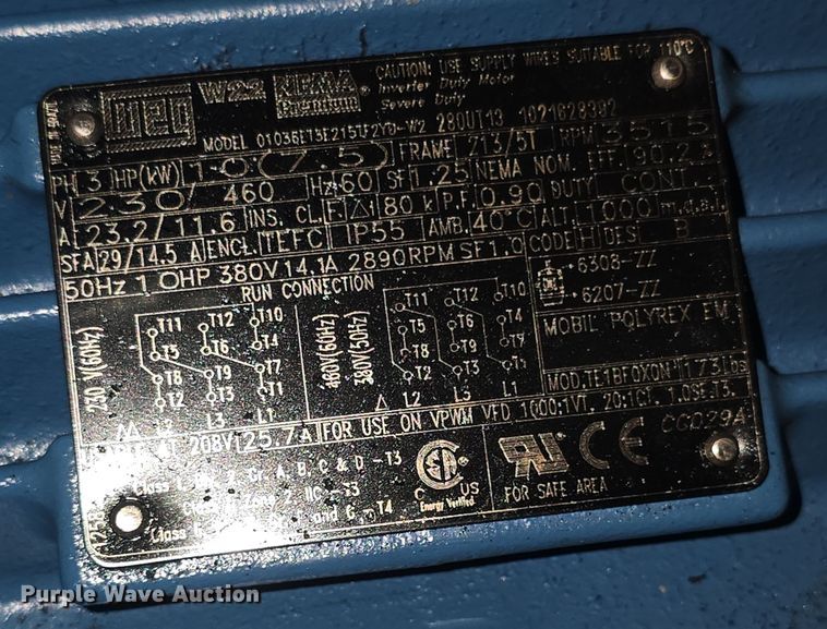 image for item EK5107 2013 Gardner Denver Apex VS air compressor