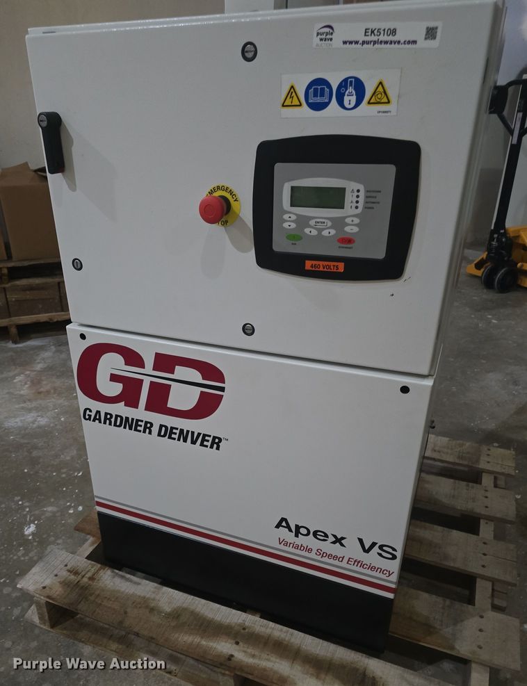 image for item EK5108 2013 Gardner Denver Apex VS air compressor