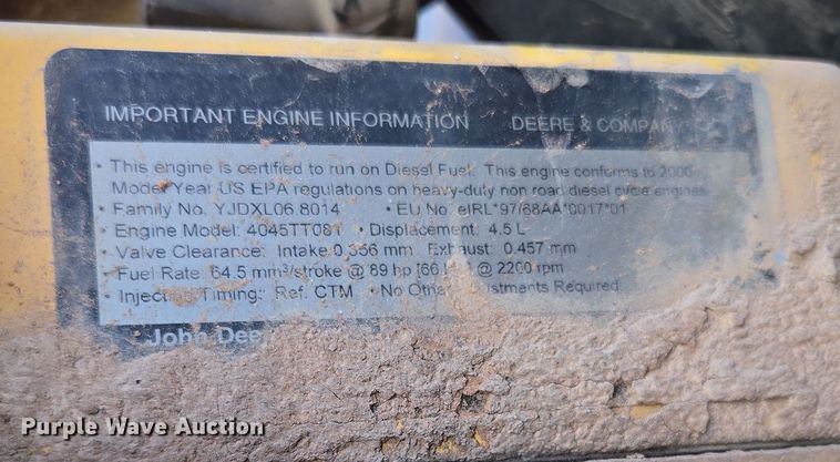 image for item EL1988 2001 John Deere 310 SG backhoe