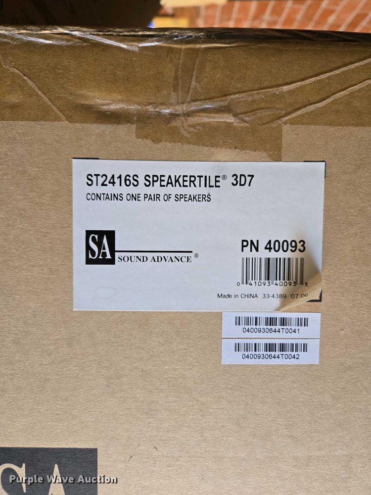 image for item EL2001 (24) Sound Advance ceiling speaker tiles 