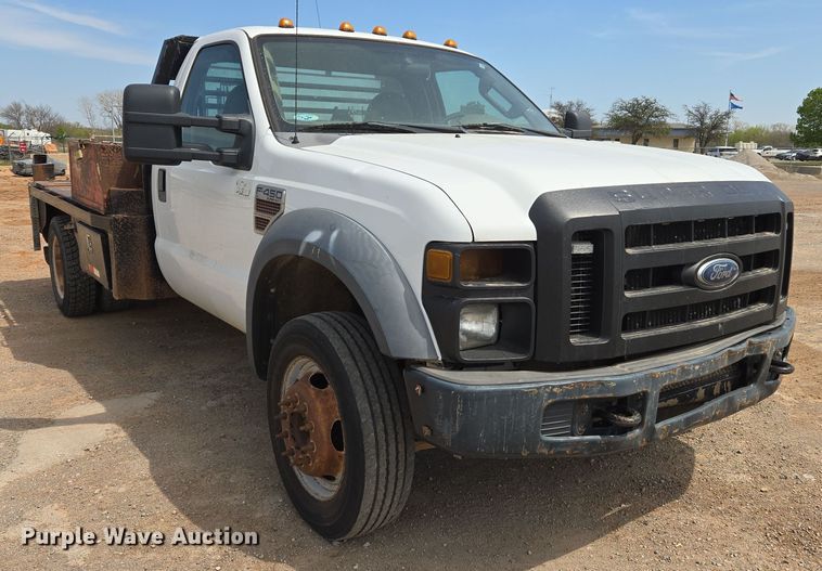 image for item EL5517 2009 Ford F450 SuperDuty flatbed truck