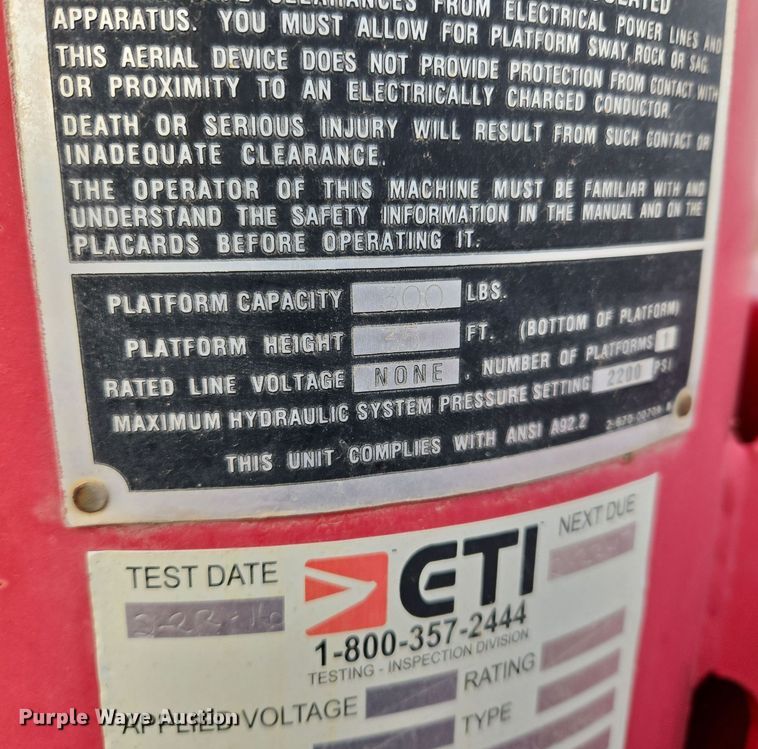 image for item EL5535 1997 Ford F450 Super Duty bucket truck