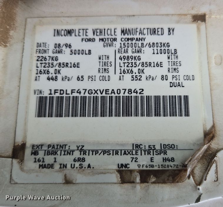 image for item EL5535 1997 Ford F450 Super Duty bucket truck