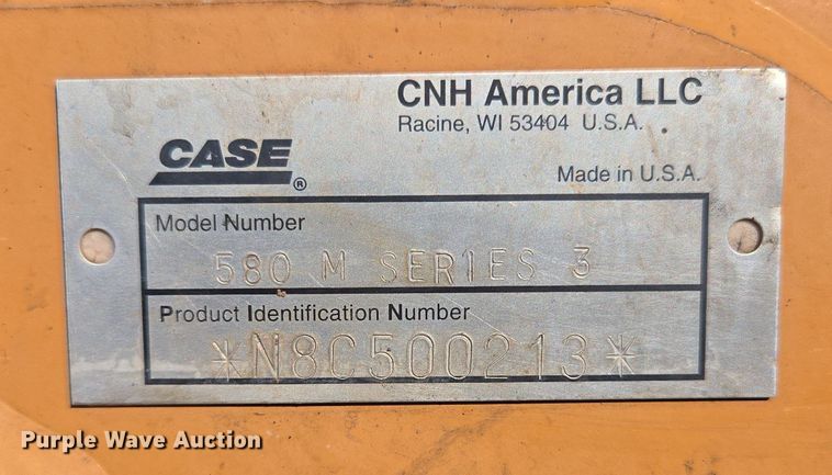 image for item EL5552 2008 Case 580M Series 3 backhoe