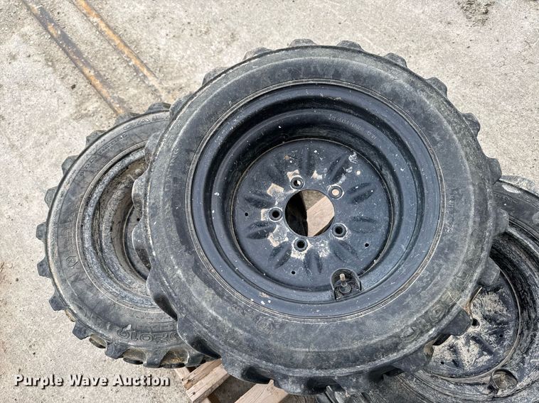 image for item EM3656 (5) 27x10.5-15 tires and wheels