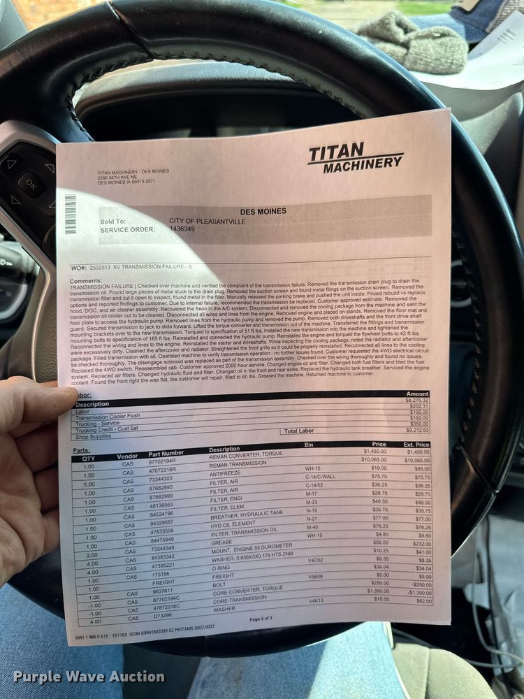 image for item EM3757 2014 Case 570N XT industrial tractor