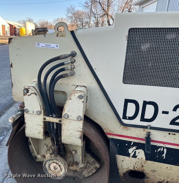 image for item EN3011 1993 Ingersoll Rand  DD24 double drum vibratory roller