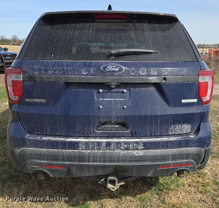 image for item EN8828 2017 Ford Explorer Police Interceptor SUV