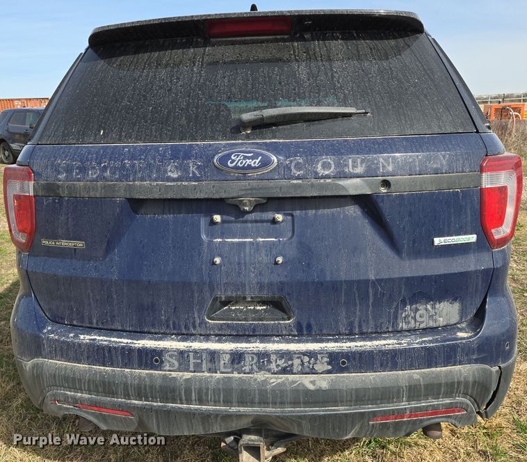 image for item EN8828 2017 Ford Explorer Police Interceptor SUV