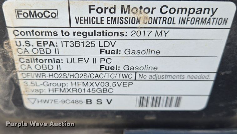 image for item EN8828 2017 Ford Explorer Police Interceptor SUV