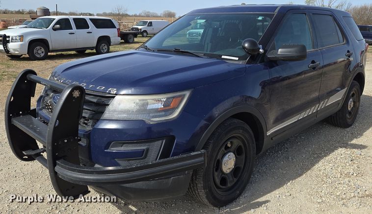image for item EN8829 2017 Ford Explorer Police Interceptor SUV