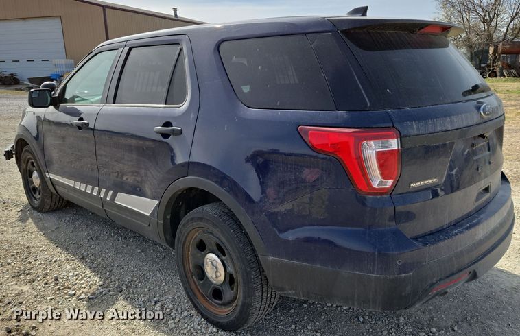 image for item EN8829 2017 Ford Explorer Police Interceptor SUV