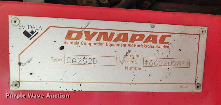 image for item EO9984 1998 Dynapac CA252D single drum vibratory roller
