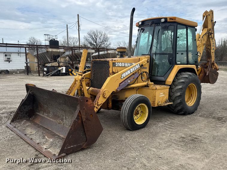 image for item EQ1252 1996 John Deere 310D backhoe