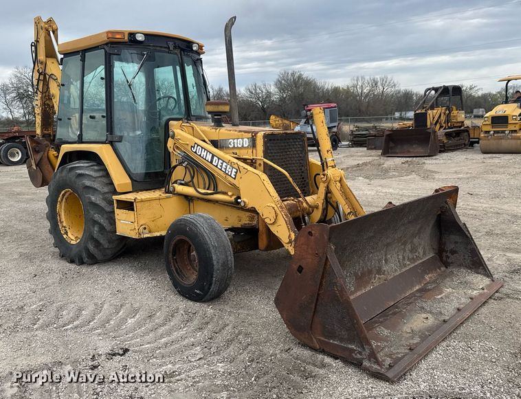 image for item EQ1252 1996 John Deere 310D backhoe