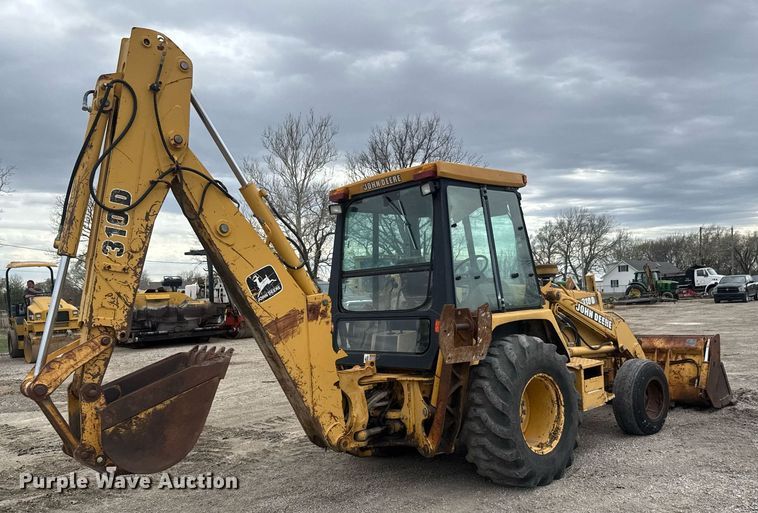 image for item EQ1252 1996 John Deere 310D backhoe