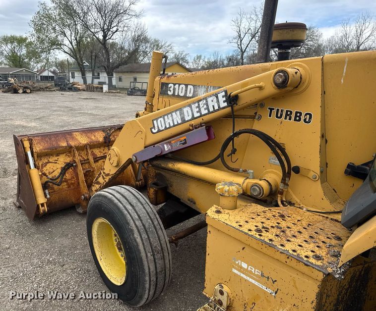 image for item EQ1252 1996 John Deere 310D backhoe