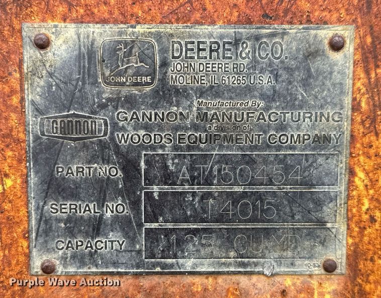 image for item EQ1252 1996 John Deere 310D backhoe