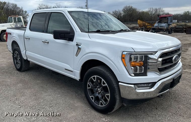 image for item EQ1255 2022 Ford F150 SuperCrew pickup truck