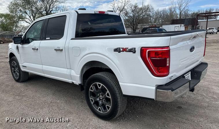 image for item EQ1255 2022 Ford F150 SuperCrew pickup truck