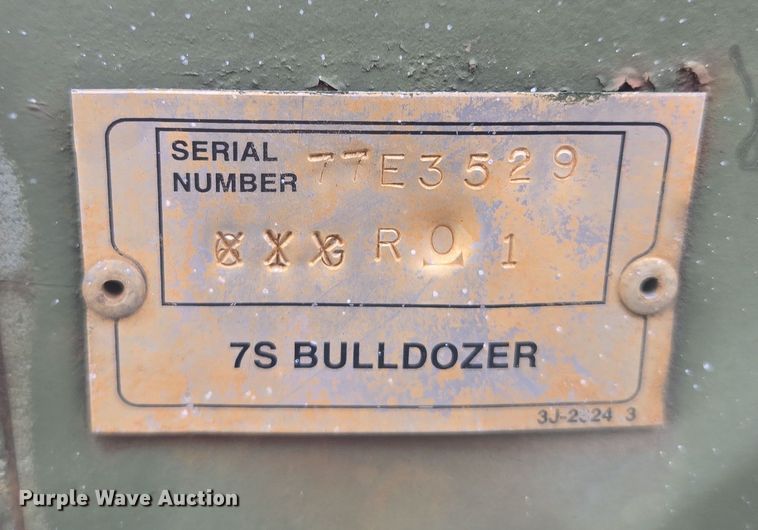 image for item EQ6956 1973 Caterpillar D7F dozer