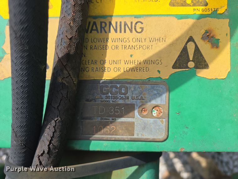 image for item EQ6958 Agco Glencoe TD351 disk