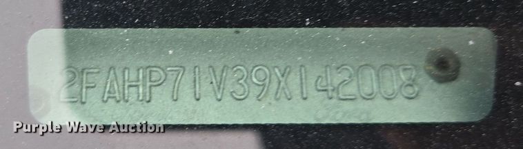 image for item EQ6974 2009 Ford Crown Victoria Police Interceptor 