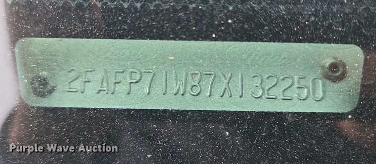 image for item EQ6975 2007 Ford  Crown Victoria Police Interceptor 