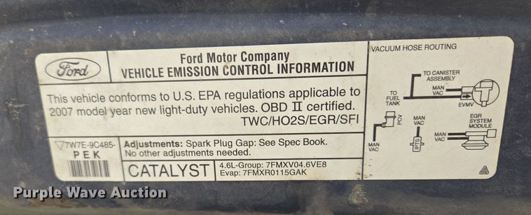 image for item EQ6977 2008 Ford  Crown Victoria Police Interceptor 