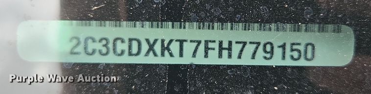 image for item EQ6985 2015 Dodge Charger Police 