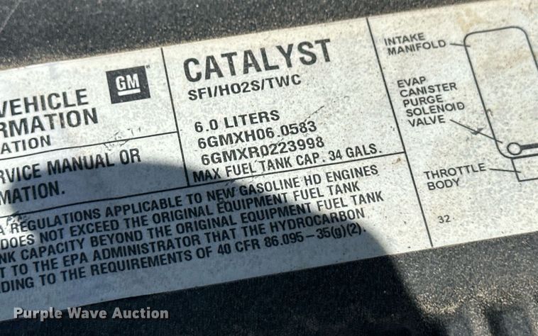 image for item ER8971 2006 GMC Sierra 2500HD pickup truck