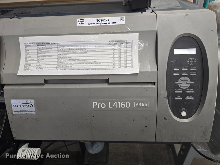 image for item NC9258 Ricoh Pro L4160 wide format printer