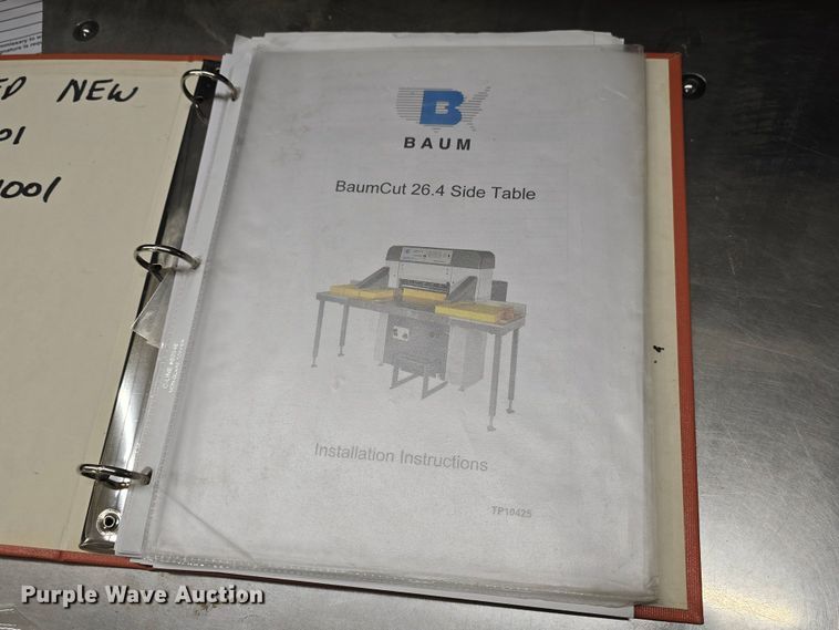 image for item NC9260 2001 Baumcut  31.5 paper cutter