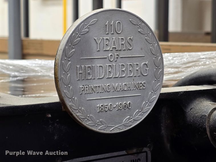 image for item NC9261 Heidelberg  printing press