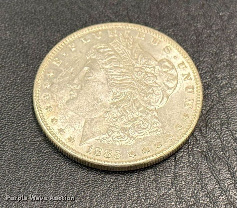 image for item NO9673 1885 Morgan silver dollar coin