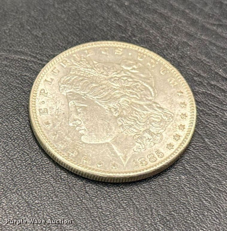 image for item NO9673 1885 Morgan silver dollar coin