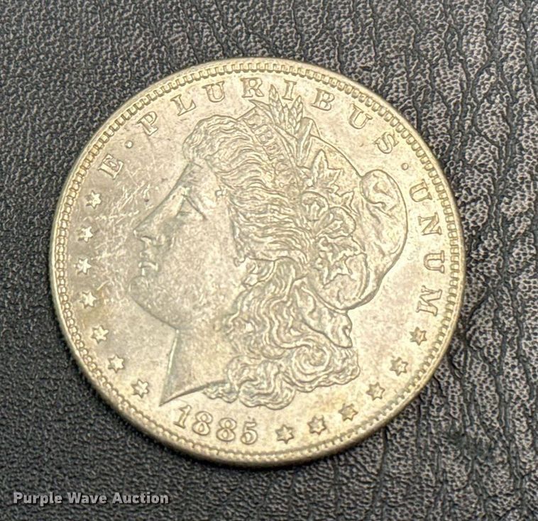 image for item NO9673 1885 Morgan silver dollar coin