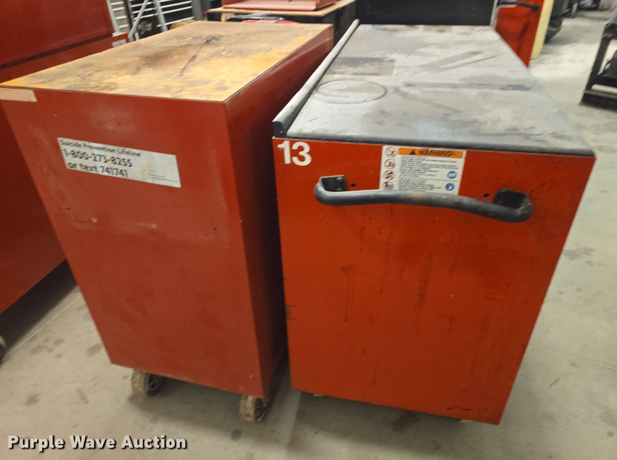 9) toolboxes in Olathe, KS | Item EK5132 sold | Purple Wave