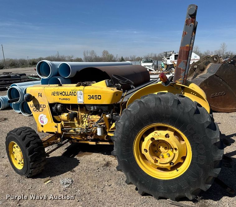 image for item DM5638 New Holland 345D MFWD tractor