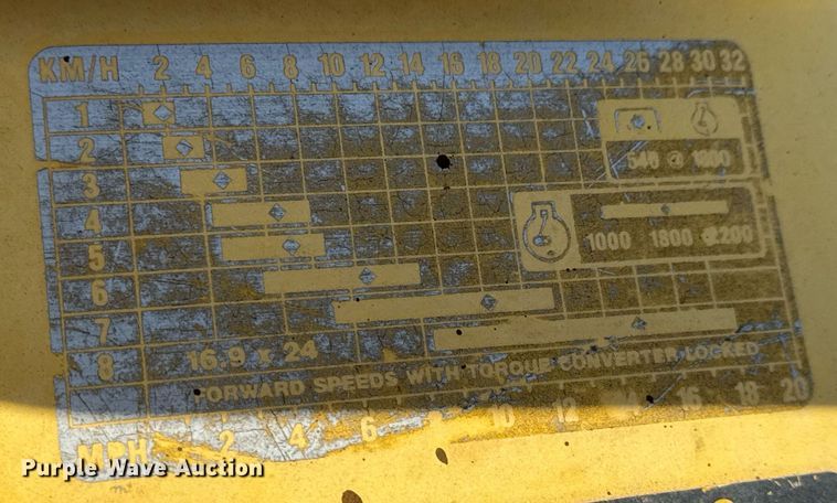 image for item DM5638 New Holland 345D MFWD tractor