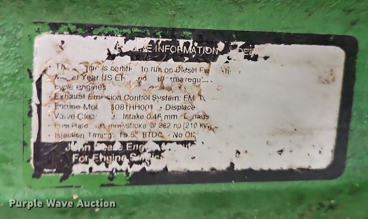 image for item DT7679 1998 John Deere 9610 RWA combine