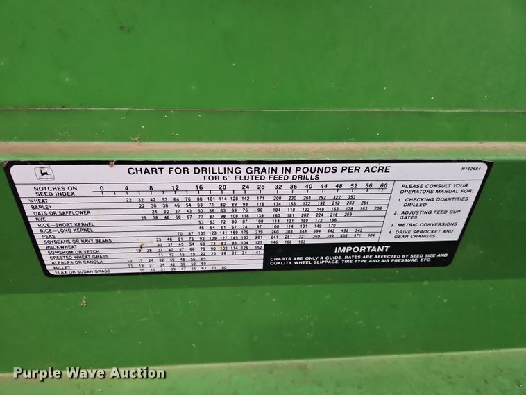 image for item DT7713 John Deere 750 grain drill